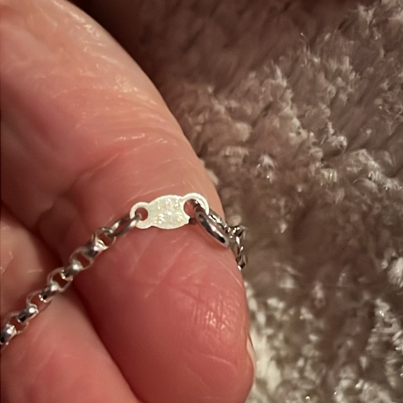 Vintage Elegant Gold filled and Sterling Silver Necklace - Picture 6 of 7